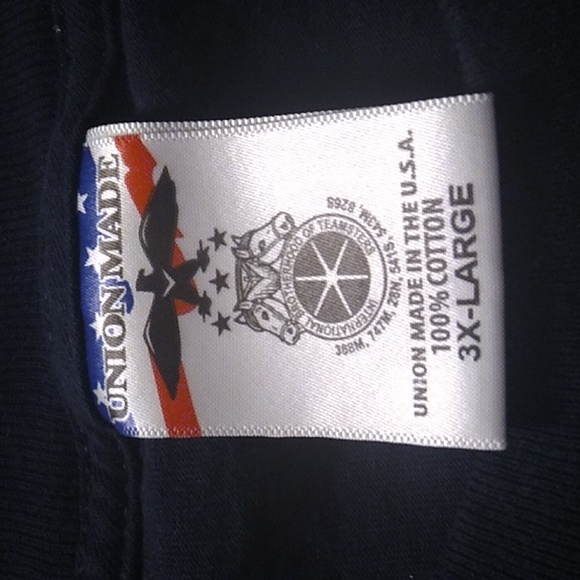 Dark Navy Union Tshirt (3XL) - Picture 5 of 7